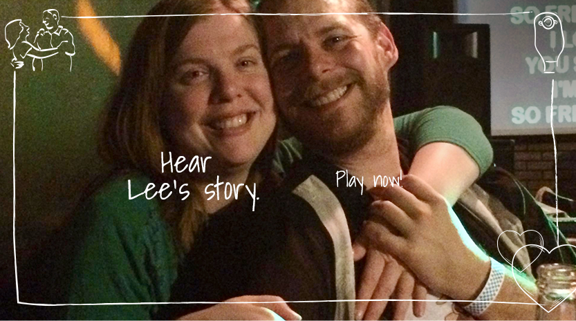 ein Mann und eine Frau, die lächeln